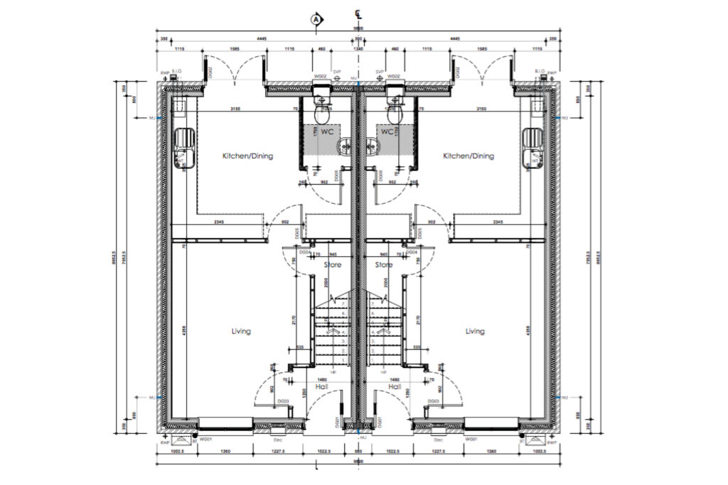 Type A Ground Floor Plan