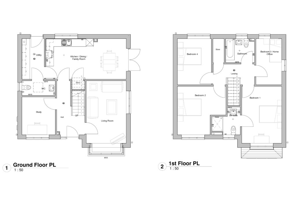 Type D floor plan - plot 9