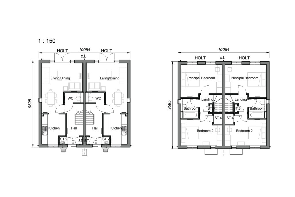 Holt Semi Floor Plan
