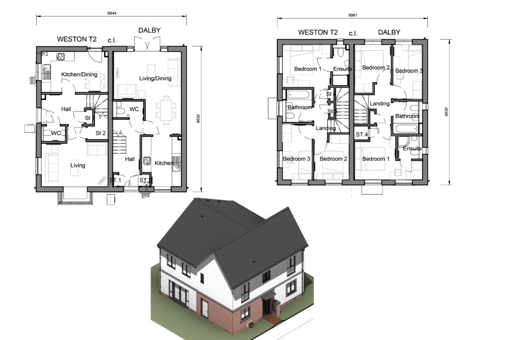 Weston, Dalby Floor Plan