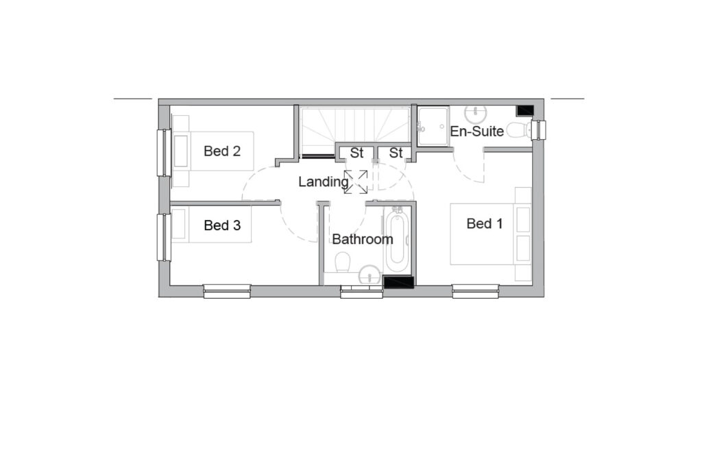 Weston first floor plan