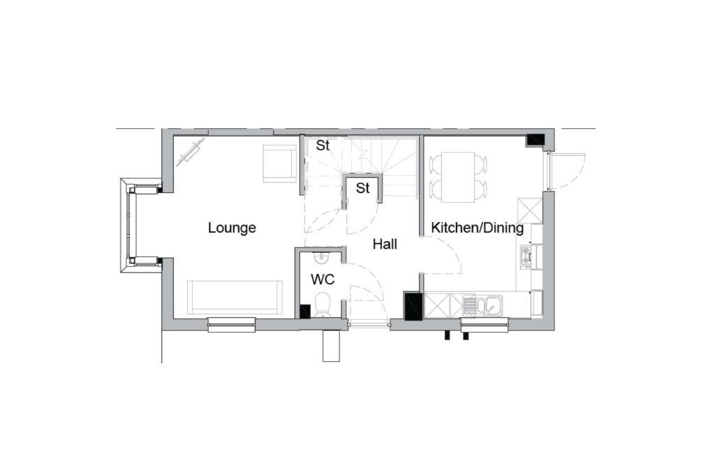 Weston ground floor plan