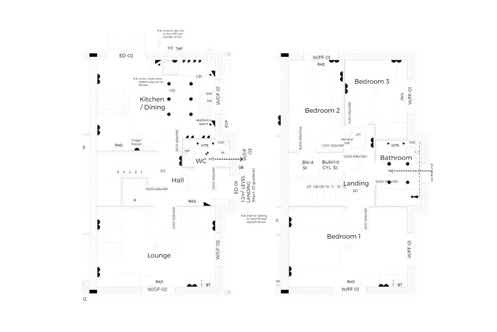 Type C Plot 1 Floor Plan