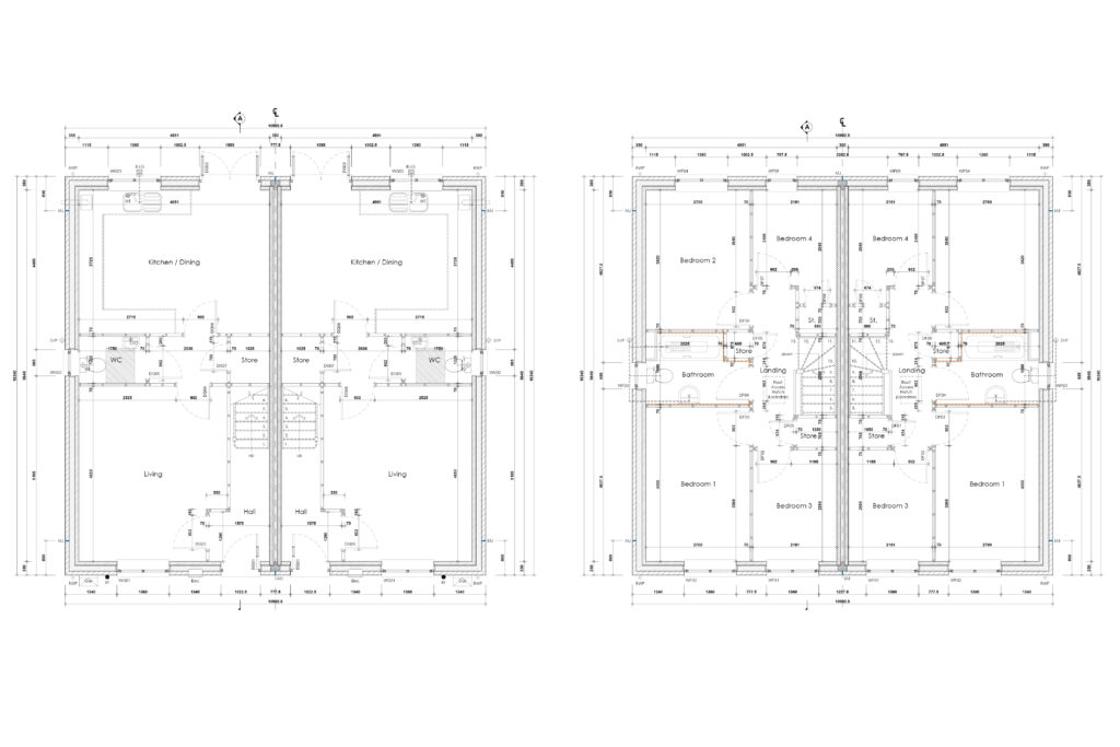 Type F Ground Floor Plan Plots 5 & 6