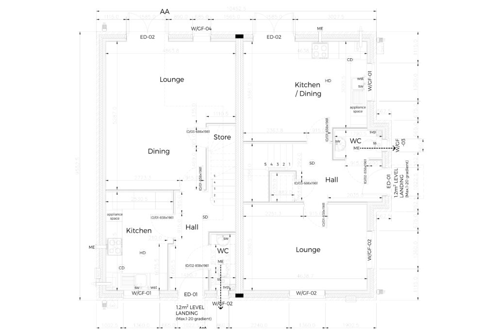 Type C Ground Floor Plan