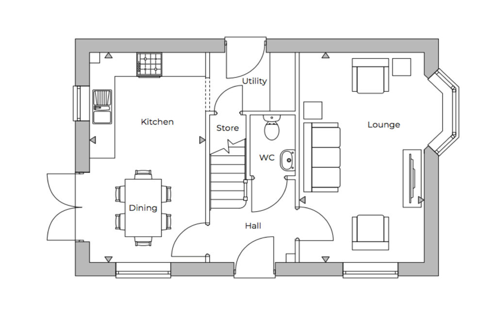 Simple Tissington Ground Floor Plan